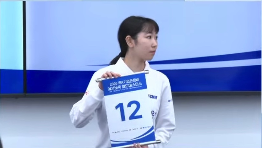 第1回IBK杯女子囲碁ワールドマスターズ、1回戦組み合わせ