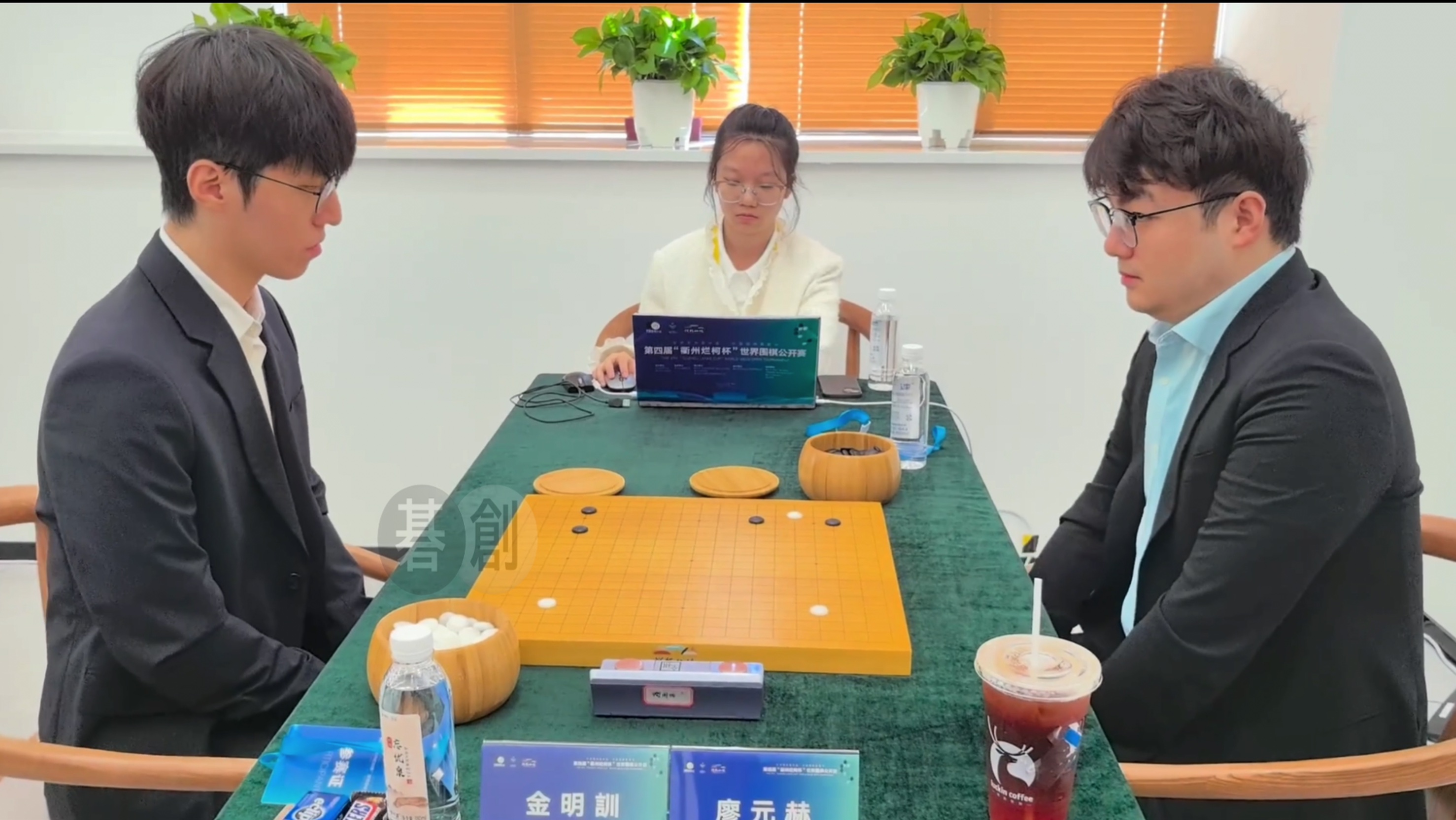  第4回衢州爛柯杯 ベスト16の対局会場の様子