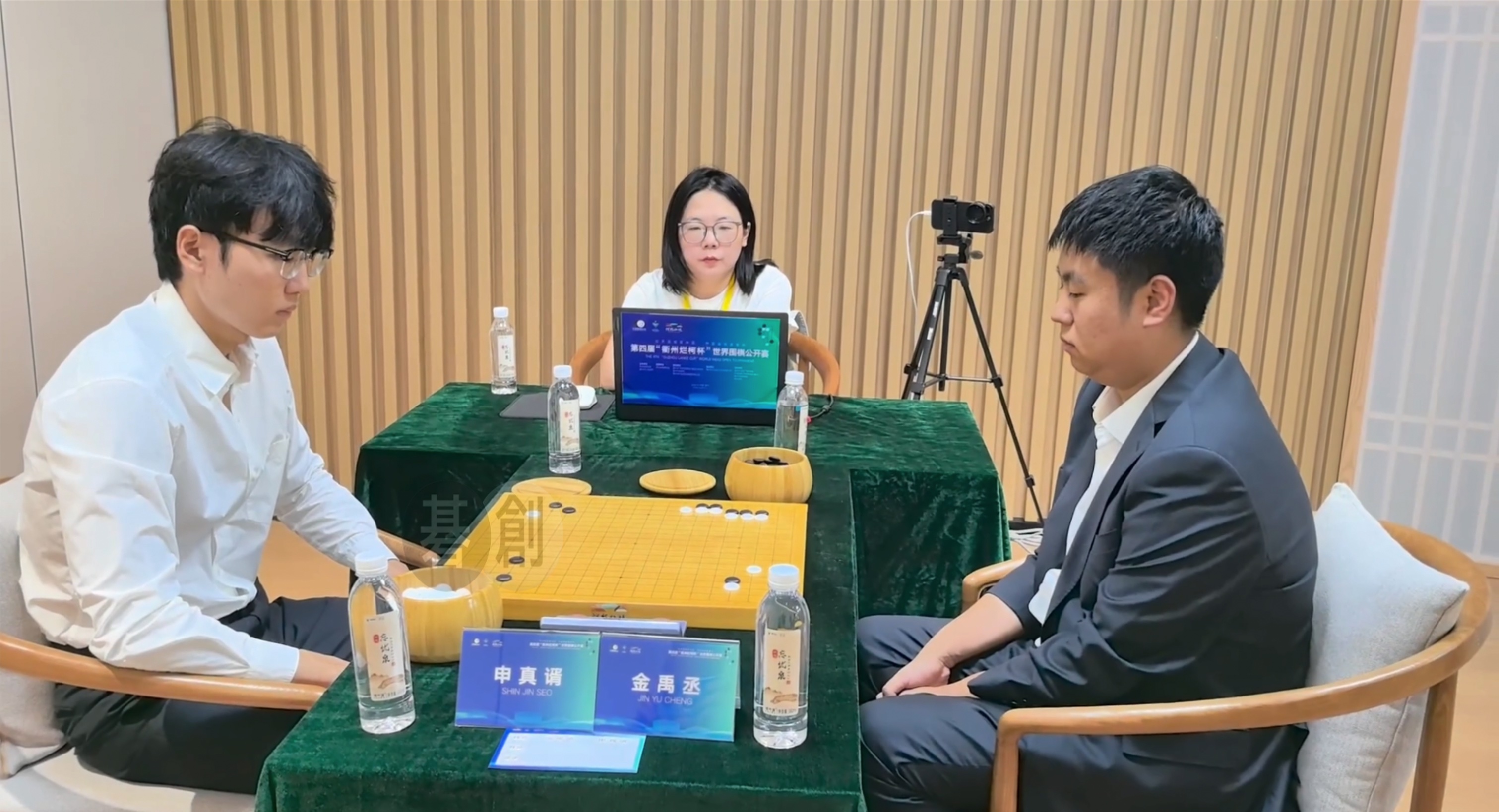 第4回衢州爛柯杯 ベスト8の対局会場の様子