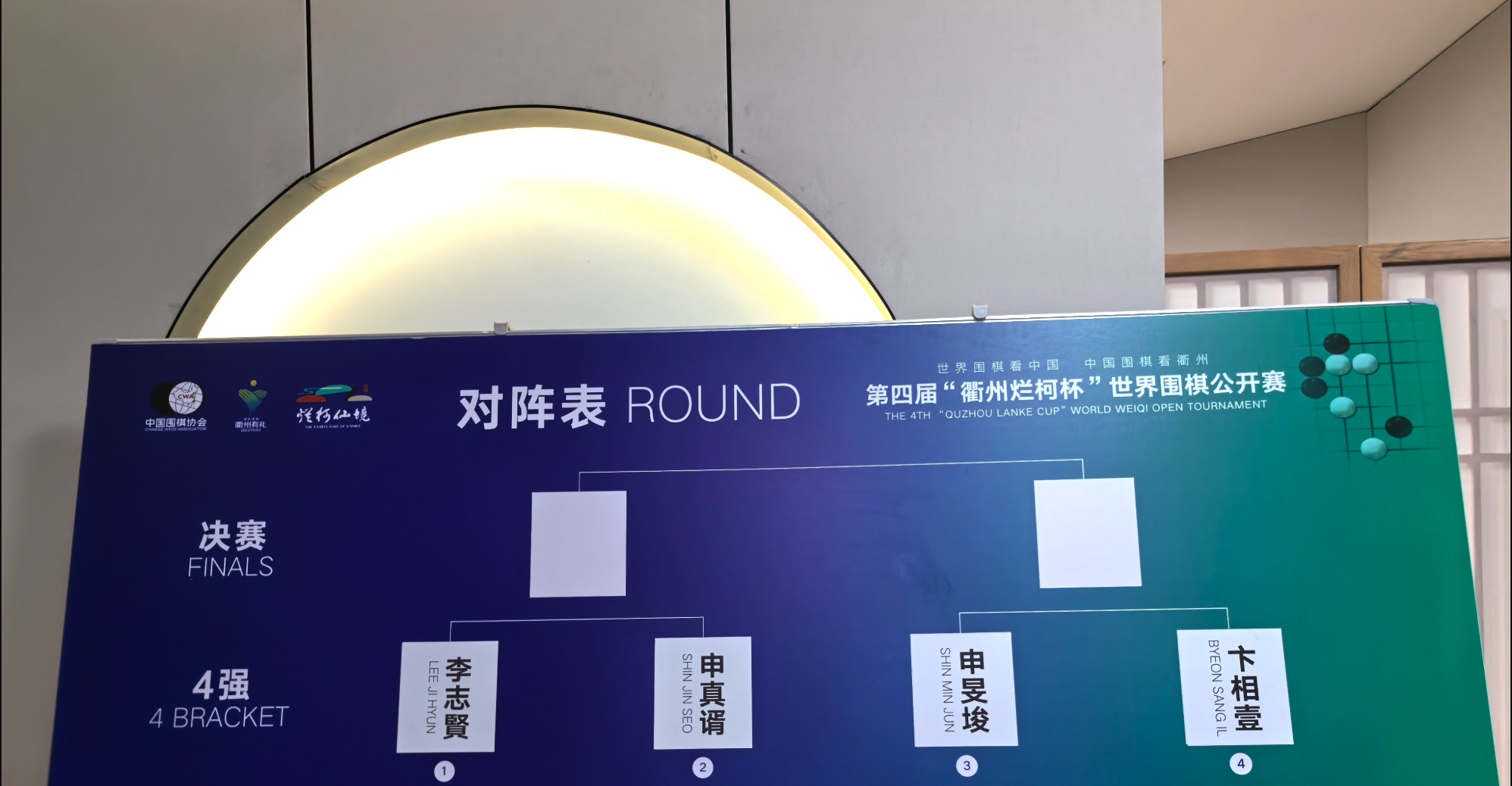 【第4回衢州爛柯杯】韓国勢がベスト4を独占