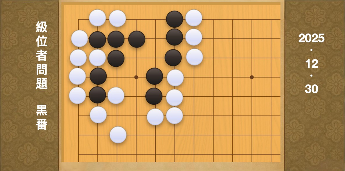 囲碁学習 練習問題[20251230]