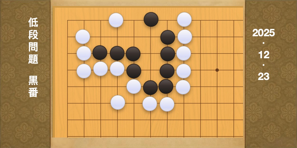 囲碁学習 練習問題[20251223]