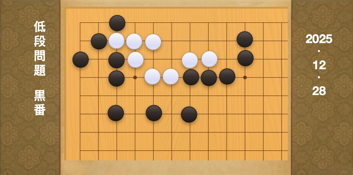 囲碁学習 練習問題[20251228]