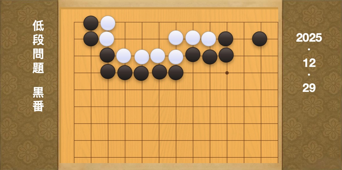 囲碁学習 練習問題[20251229]