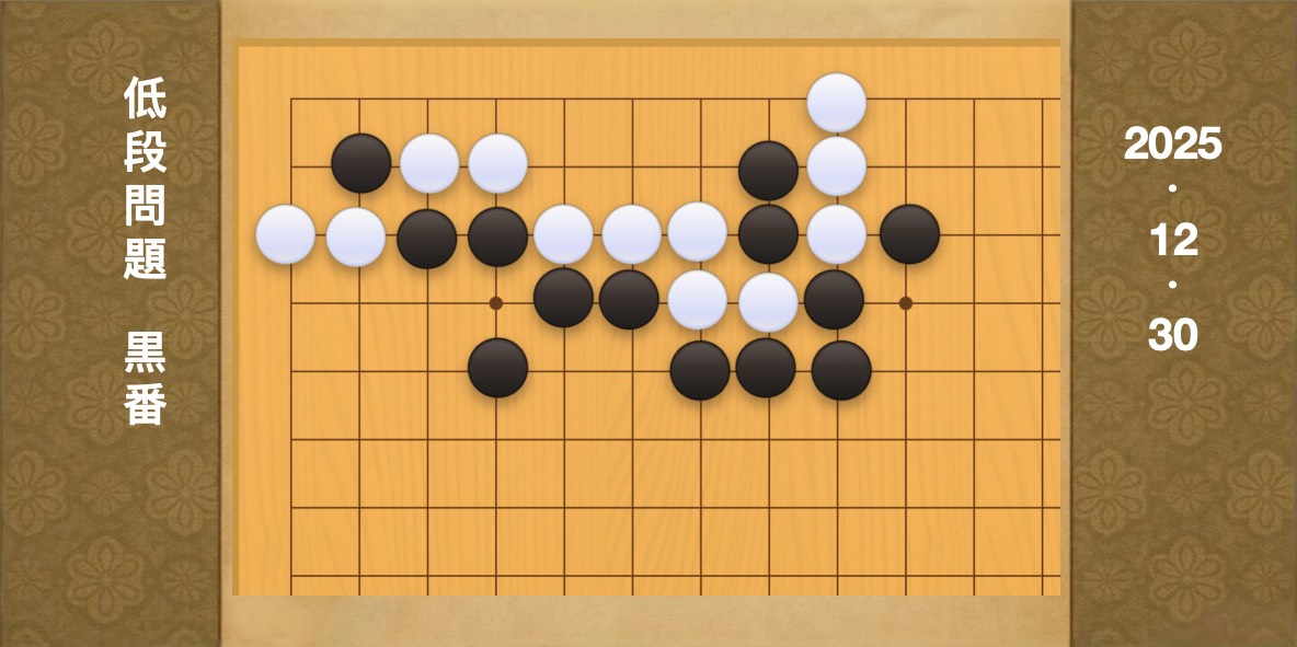 囲碁学習 練習問題[20251230]