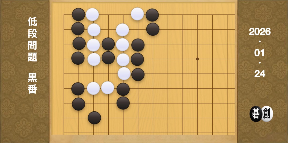 囲碁学習 練習問題[20260124]