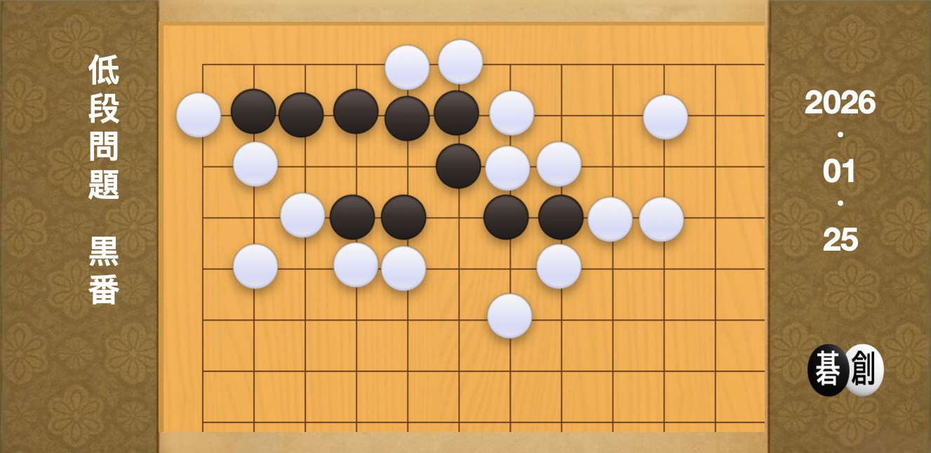 囲碁学習 練習問題[20260125]
