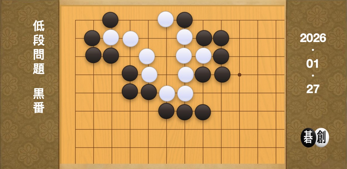 囲碁学習 練習問題[20260127]