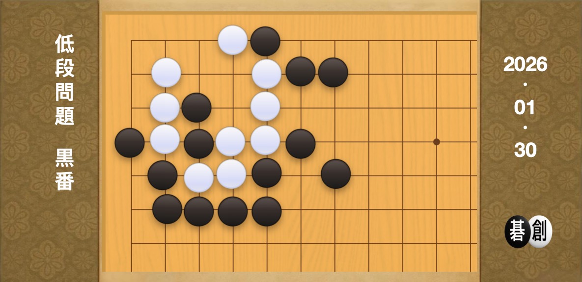 囲碁学習 練習問題[20260130]