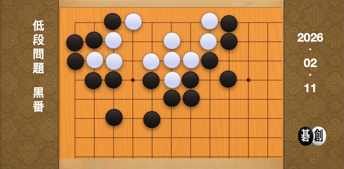 囲碁学習 練習問題[20260211]