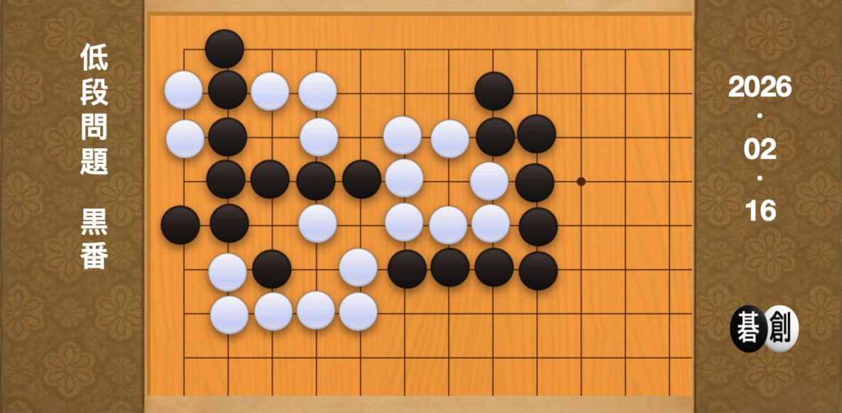囲碁学習 練習問題[20260216]