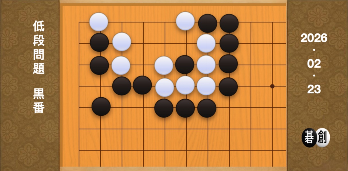 囲碁学習 練習問題[20260223]