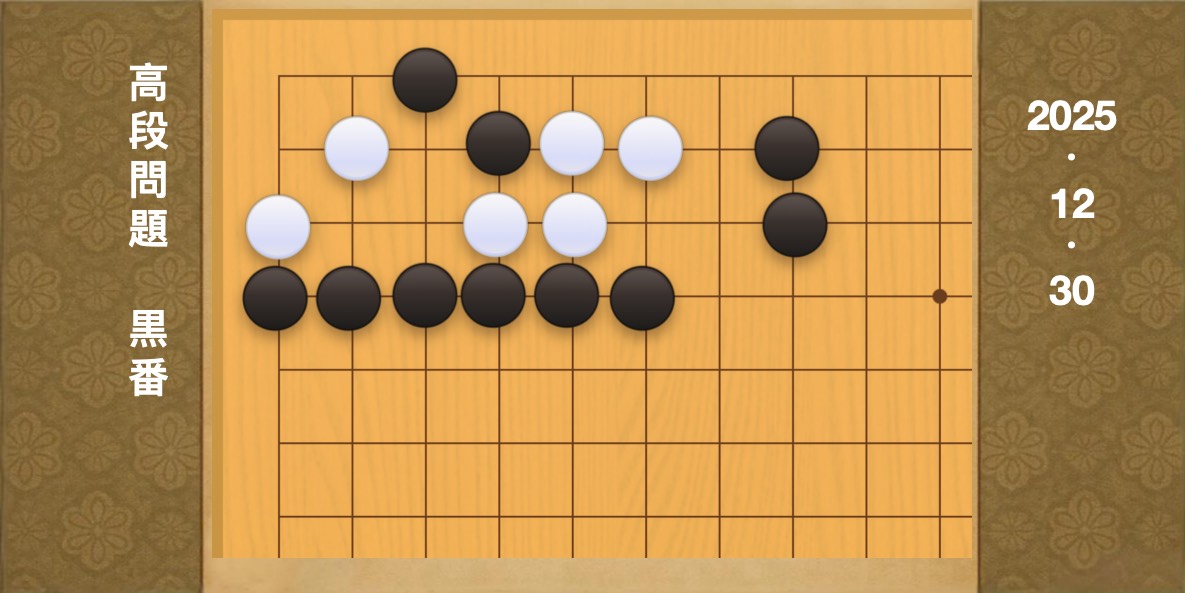 囲碁学習 練習問題[20251230]