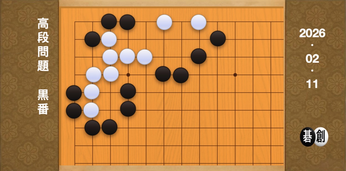 囲碁学習 練習問題[20260211]