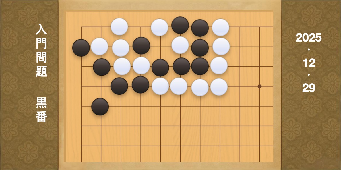 囲碁学習 練習問題[20251229]