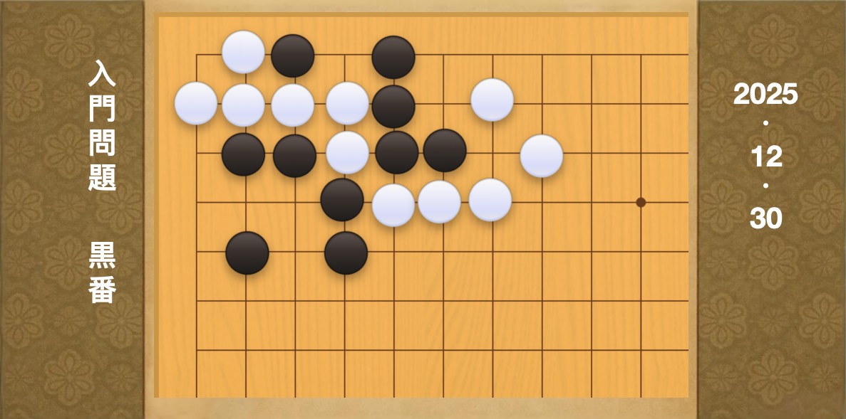 囲碁学習 練習問題[20251230]