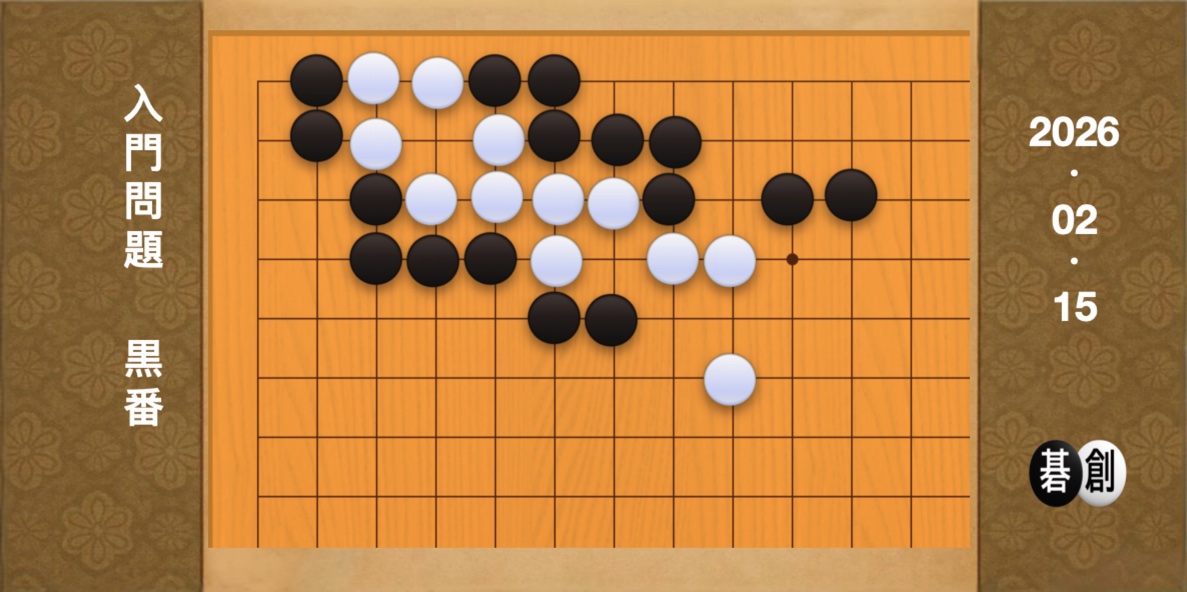 囲碁学習 練習問題[20260215]