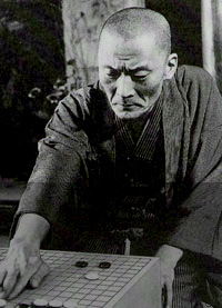 第一期本因坊関山利仙(利一）真筆掛け軸 勝運 囲碁